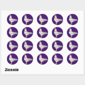 Ixworth Rooster Ronde Sticker (Vel)