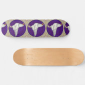 Ixworth Rooster Skateboard (Horizontaal)