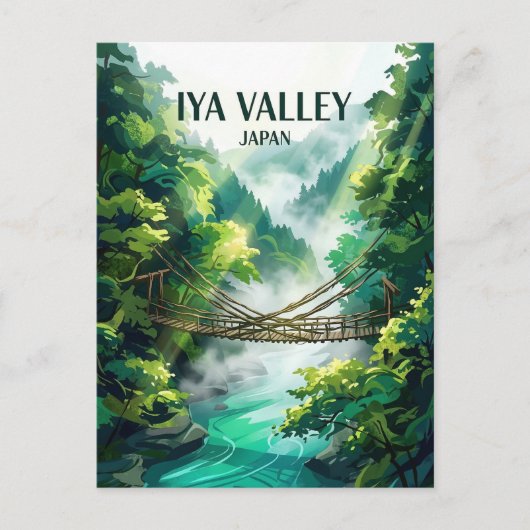 Iya-vallei Japan Briefkaart (Voorkant)