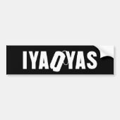 IYAOYAS BUMPERSTICKER (Voorkant)