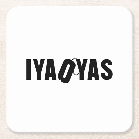 IYAOYAS KARTONNEN ONDERZETTERS (Voorkant)