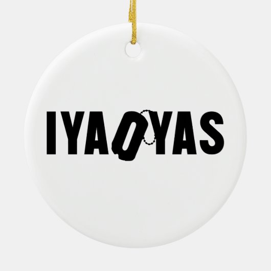 IYAOYAS KERAMISCH ORNAMENT (Achterkant)