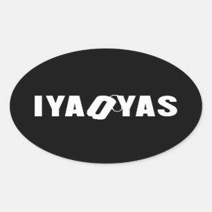 IYAOYAS OVALE STICKER