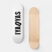 IYAOYAS PERSOONLIJK SKATEBOARD (Voorkant)
