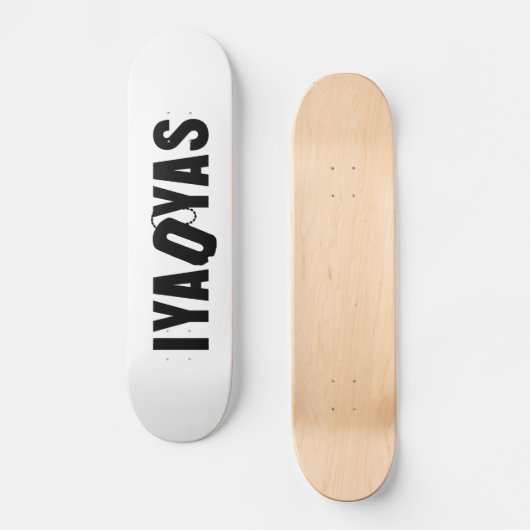 IYAOYAS PERSOONLIJK SKATEBOARD (Voorkant)