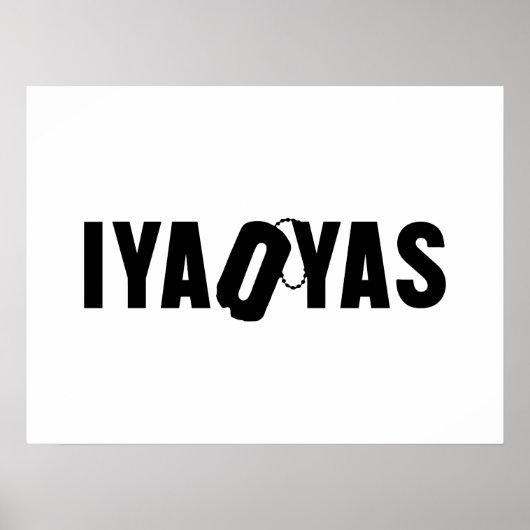 IYAOYAS POSTER (Voorkant)