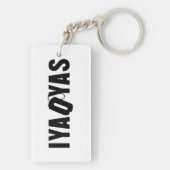 IYAOYAS SLEUTELHANGER (achterkant)