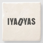 IYAOYAS STENEN ONDERZETTER (Voorkant)