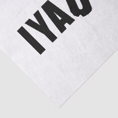 IYAOYAS TISSUEPAPIER (Detail)