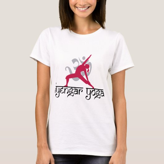Iyengar Yoga Pose T-shirt (Voorkant)