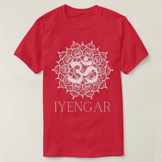 Iyengar Yoga Spirit Design T-shirt (Design voorkant)