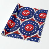 IYKYK Patriotic Wrapping Paper Cadeaupapier (Uitgerold)