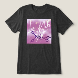 IYKYK Subtiele Sapphische, wlw, Lez Make Art Schar Tri-Blend Shirt