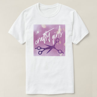 IYKYK Subtle Sapphic, wlw, Crafty Girls Scissors T-shirt