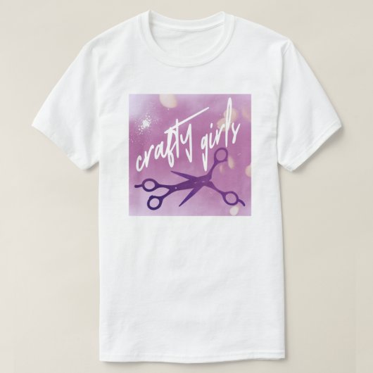 IYKYK Subtle Sapphic, wlw, Crafty Girls Scissors T-shirt (Design voorkant)