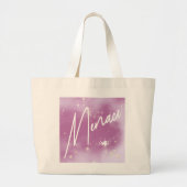IYKYK Subtle Sapphic, wlw, Lavender Menace Grote Tote Bag (Voorkant)