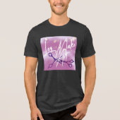 IYKYK Subtle Sapphic, wlw, Lez Make Art Scissors Tri-Blend Shirt (Voorkant)