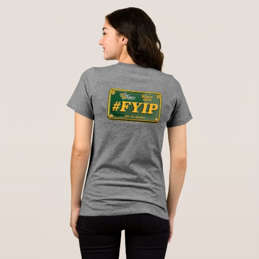 IYKYK terug Tri-Blend Shirt (Achterkant volledig)