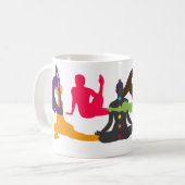 iyoga - mok voor koffie of thee (Voorkant links)