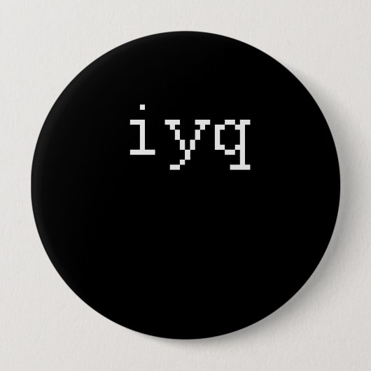 iyq ronde button 4,0 cm (Voorkant)