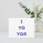 IYQYQR zoals jij Briefkaart (Staand voorkant)