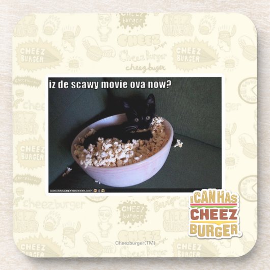 Iz de scawy film eicellen nu? bier onderzetter (Voorkant)