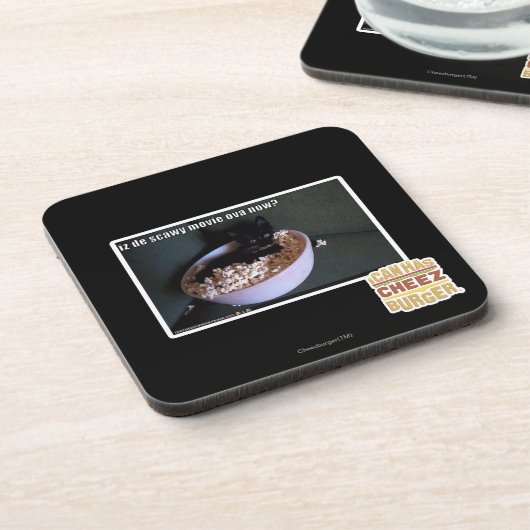 Iz de scawy film eicellen nu? drankjes onderzetter (Linkerzijde)