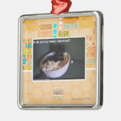 Iz de scawy film eicellen nu? metalen ornament (Links)