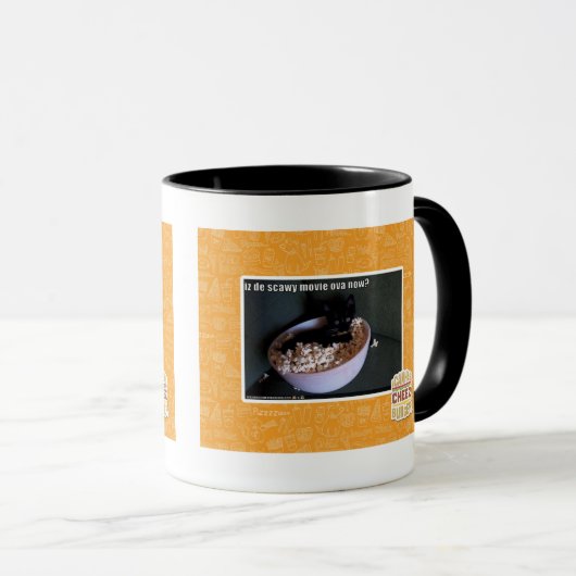 Iz de scawy film eicellen nu? mok (Voorkant rechts)