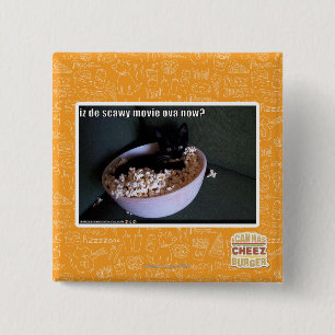 Iz de scawy film eicellen nu? vierkante button 5,1 cm