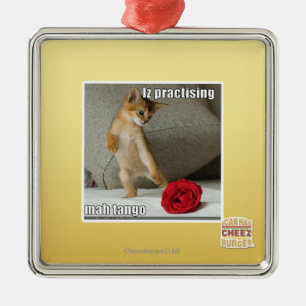 Iz die mah tango oefent metalen ornament