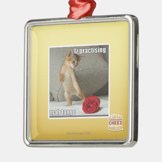 Iz die mah tango oefent metalen ornament (Links)
