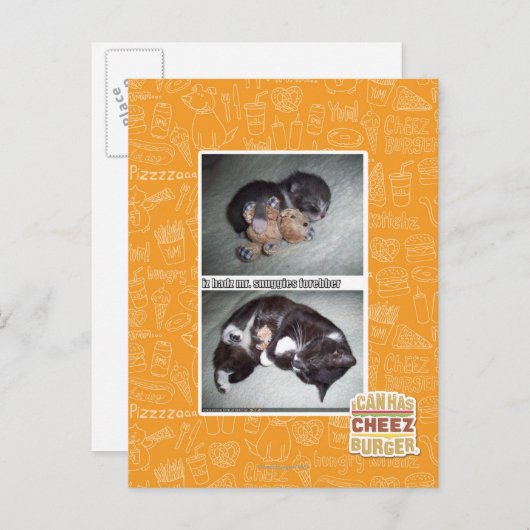 IZ Hadz Mr. Snuggies Forebber Briefkaart (Voorkant / Achterkant)