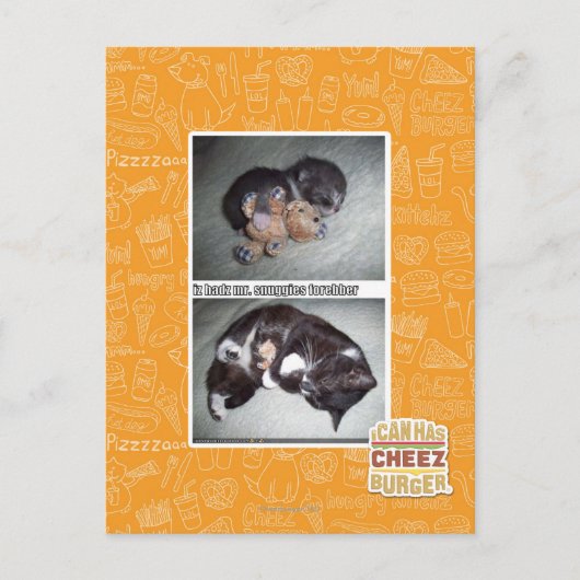 IZ Hadz Mr. Snuggies Forebber Briefkaart (Voorkant)