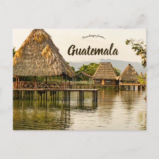 Izabala Guatemala Briefkaart (Voorkant)