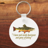 Izak Walton Vist Quote Sleutelhanger (Voorkant)