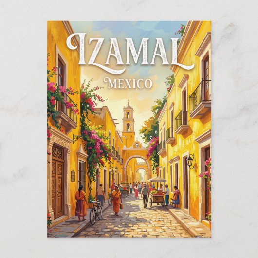 Izamal Mexico Briefkaart (Voorkant)