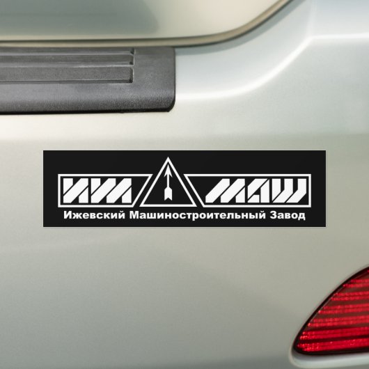 IZHMASH-bumpersticker Bumpersticker (Op auto)