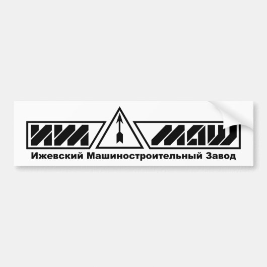 IZHMASH-bumpersticker Bumpersticker (Voorkant)