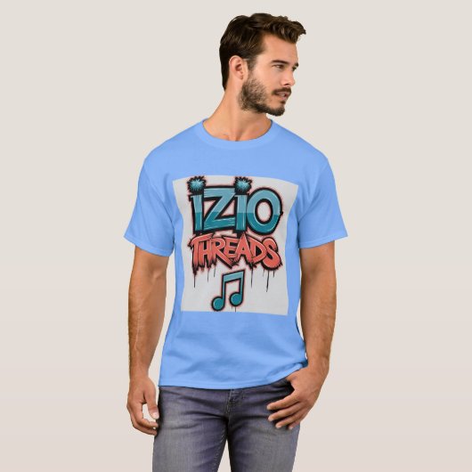 Izio-schroefdraad T-shirt (Voorkant volledig)