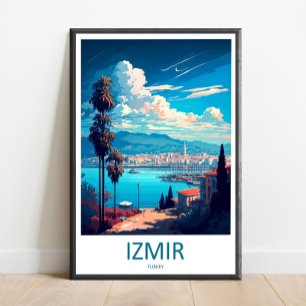 Izmir Reisprent Muur Kunst Izmir Muur Hanging Hom Poster