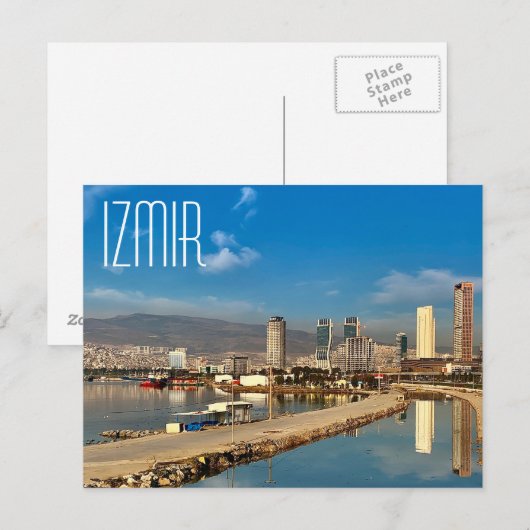 Izmir Turkije Briefkaart (Voorkant / Achterkant)