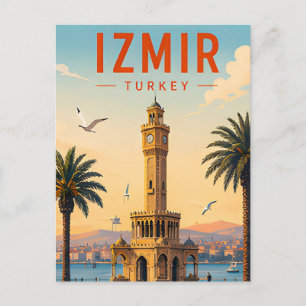 Izmir Turkije Ege Kust Zeezijde Stad Reizen Briefkaart