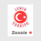 Izmir, Turkije Sticker (Vel)