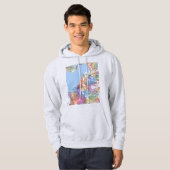 İzmir Türkiye City Map Hoodie (Voorkant volledig)