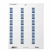 Iznik keramiek etiket (Full Sheet)