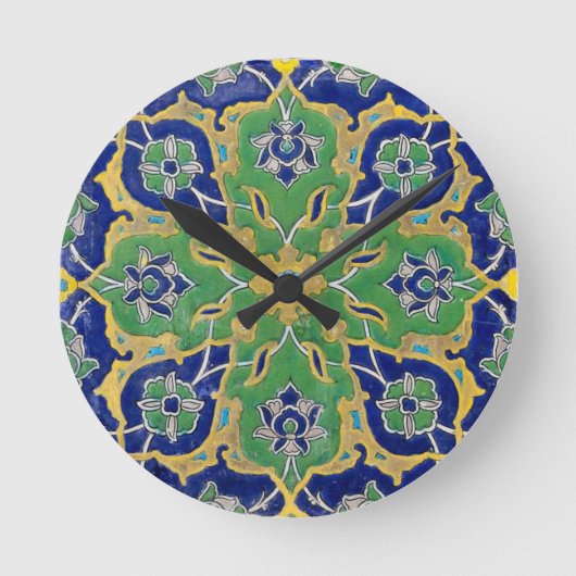 iznik keramiek ronde klok (Voorkant)