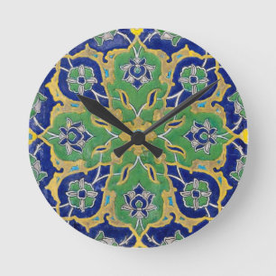 iznik keramiek ronde klok