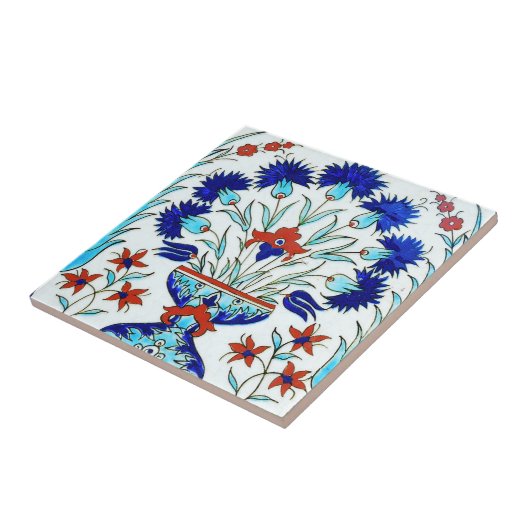 Iznik keramiek tegeltje (Zijkant)