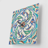 iznik keramiek vierkante klok (Hoek)